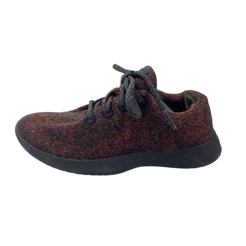 Allbirds Women's Brown Wool Low Top Lace up Round Toe Athletic Sneakers Shoes 7